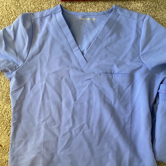 Mandala Scrubs - French Blue - Picture 2 of 4